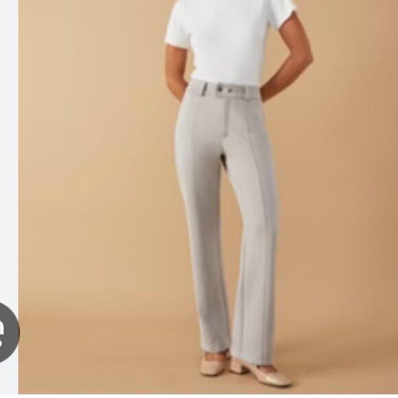 ADAY After Work pants Gray Trousers l large wide leg - Picture 1 of 9